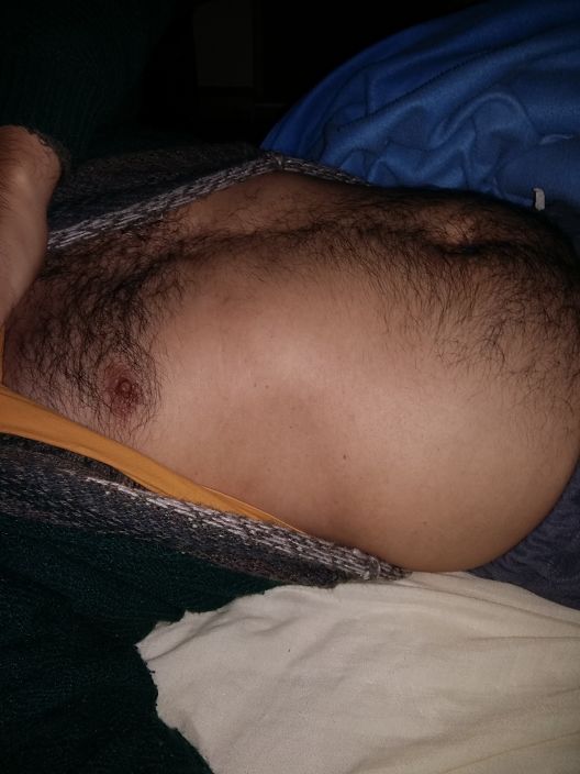 en la cama