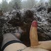Outdoor Masturbation in Stockings