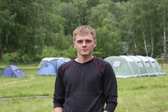 на природе