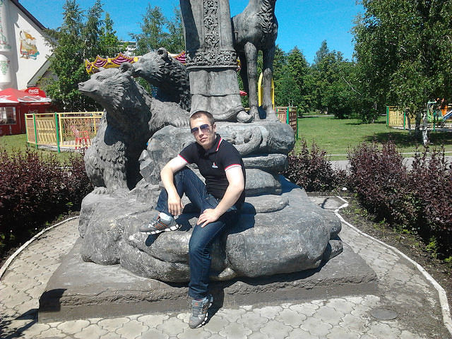 в парке