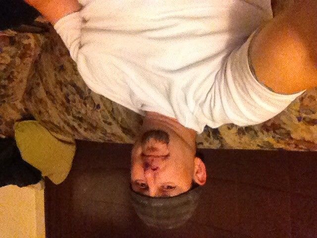 Me upside down