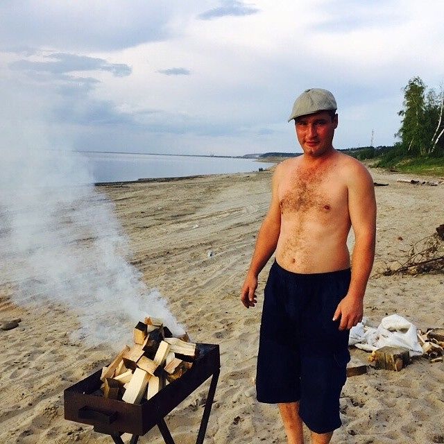 я на берегу лены