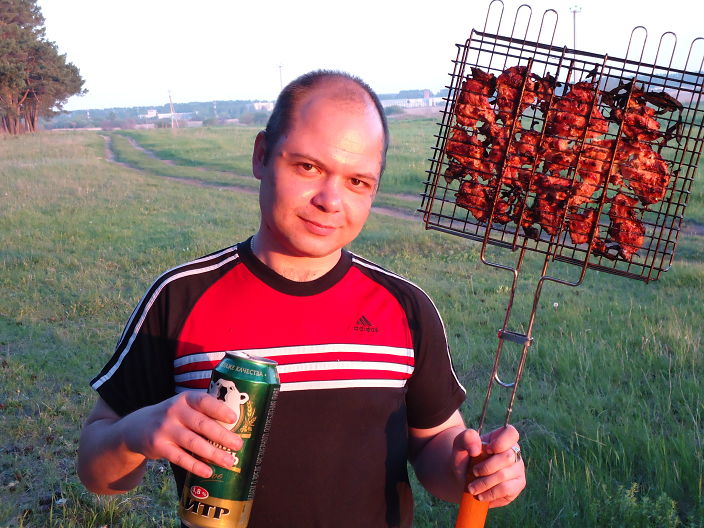 На природе