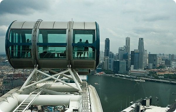 Вид из кабинки