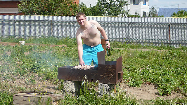 я на даче