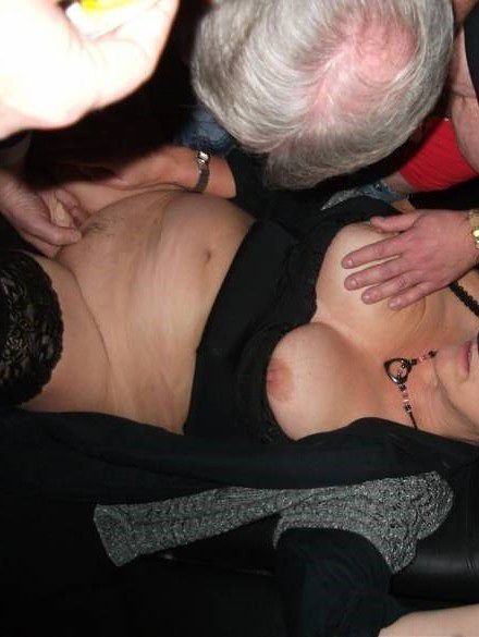 my wife letting herself be groped by lots of strangers
