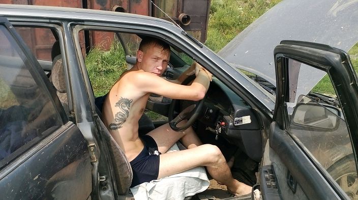 На природе