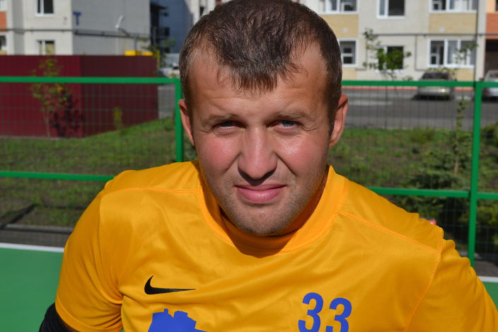 я на футболе