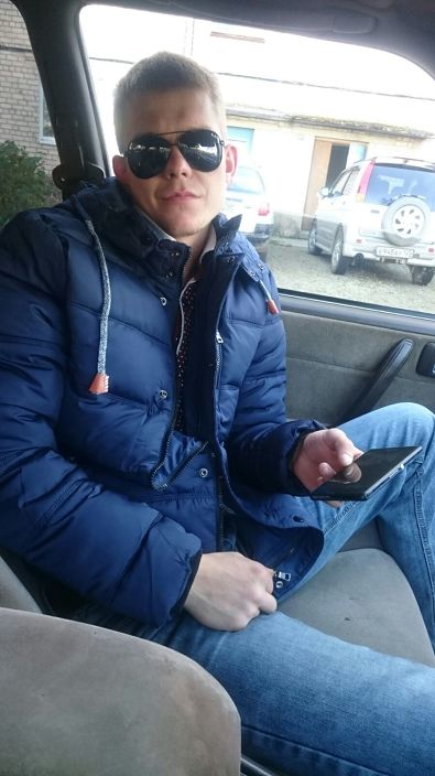 В машине
