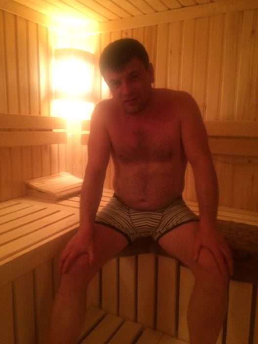 В бане