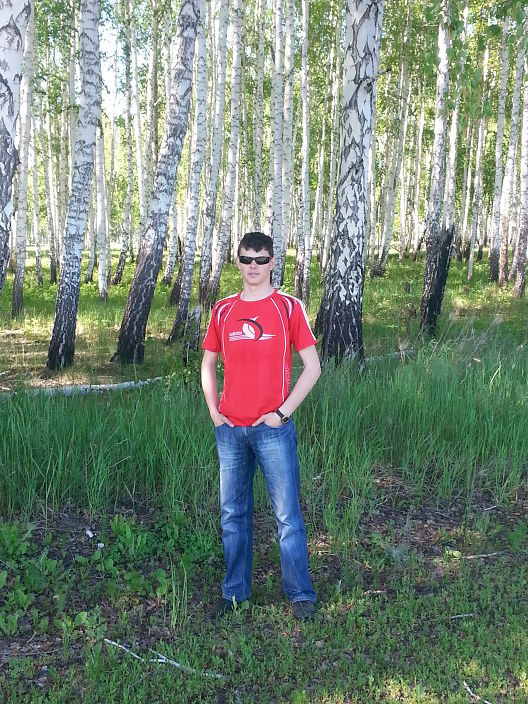 на природе