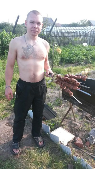 на даче