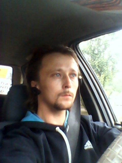 в машине