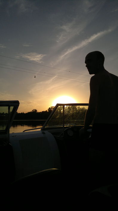 Я на катере