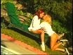 Hot Lesbos Fucking on the Patio Furniture