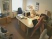 Cheating Wife Fucking Lover at the office on Hidden Cam