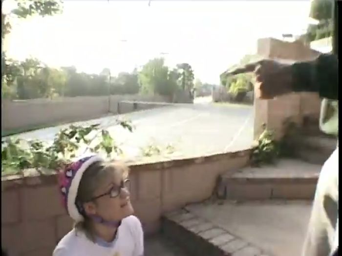 Young Coed In Glasses Hard Assfucking Fucked