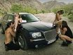 Horny girls in double