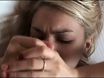 Hot blonde woke up by cock